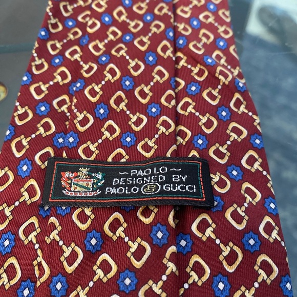 Paolo Gucci Silk Handmade from Italy Neck Tie - Picture 3 of 3